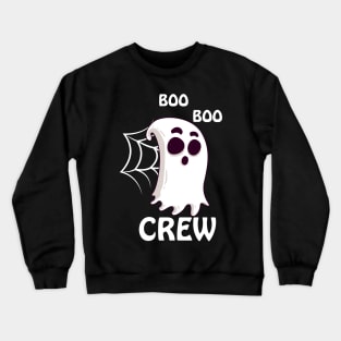Boo Boo Crew Nurse Ghost Funny Halloween Costume Gift T-Shirt Crewneck Sweatshirt